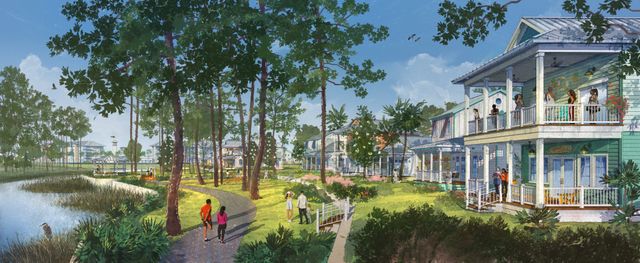 Margaritaville Resort Orange Beach at The Wharf trails Photo of the trails at the Margaritaville Resort Orange Beach at The Wharf