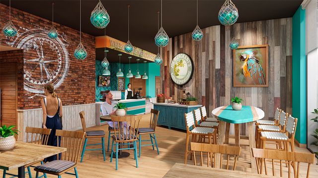 Margaritaville Beach Resort & Residences Playa Caracol Joe Merchant's Photo of the coffee shop at the Margaritaville Beach Resort & Residences Playa Caracol