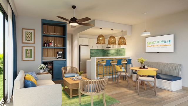 Margaritaville Beach Resort & Residences Playa Caracol cottage interior Photo of the cottage interior at the Margaritaville Beach Resort & Residences Playa Caracol