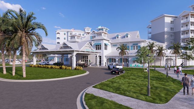 Margaritaville Resort Orange Beach at The Wharf entry Photo of the entry at the Margaritaville Resort Orange Beach at The Wharf