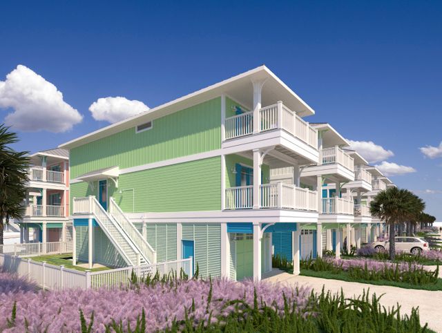 The Beach Bungalows at Camp Margaritaville Resort Crystal Beach green bungalow Photo of the green bungalow at the The Beach Bungalows at Camp Margaritaville Resort Crystal Beach