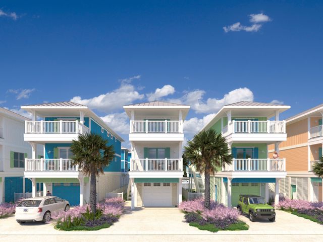 The Beach Bungalows at Camp Margaritaville Resort Crystal Beach homes Photo of the homes at the The Beach Bungalows at Camp Margaritaville Resort Crystal Beach