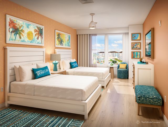 Margaritaville Vacation Residences Myrtle Beach double queen room Photo of the double queen room at the Margaritaville Vacation Residences Myrtle Beach